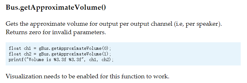 Bus.getApproximateVolume()